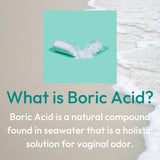 pH-D Boric Acid Vaginal Suppositories, 600mg