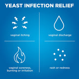 Basic Care Miconazole 1-Day Yeast Infection Treatment, 1 count (alternative to Monistat 1)