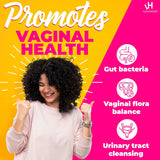 vH Essentials Probiotics with Prebiotics and Cranberry Feminine Health Supplement, 60-count