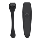 Derma Roller 540 Titanium Needles for Hair Growth, Premium Black Matte