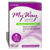 My Way Emergency Contraceptive, 1.5 mg (1 Tablet)