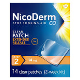 Nicoderm Patch Step 2, 14mg, Stop Smoking Aid, 14 count