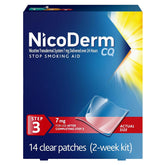 Nicoderm Patch Step 3, 7mg, Stop Smoking Aid, 14 count