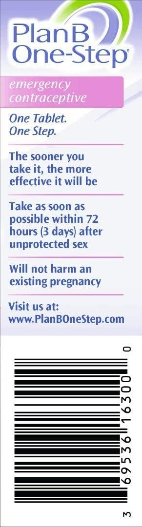Plan B One-Step Emergency Contraceptive, 1.5 mg (1 Tablet)