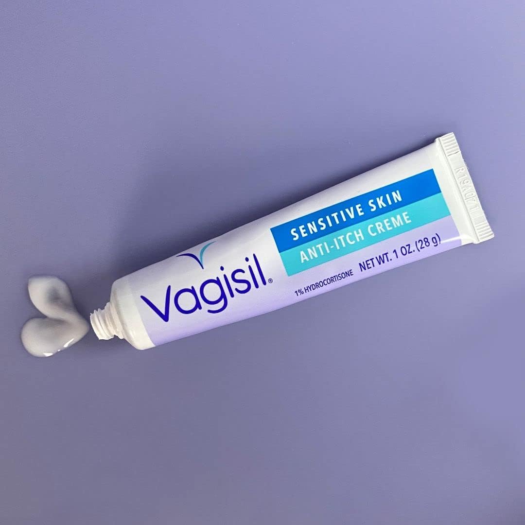 Vagisil Maximum Strength Anti-Itch Creme for Sensitive Skin, 28g
