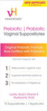 vH Essentials pH Balanced Prebiotic Suppositories, 15 count
