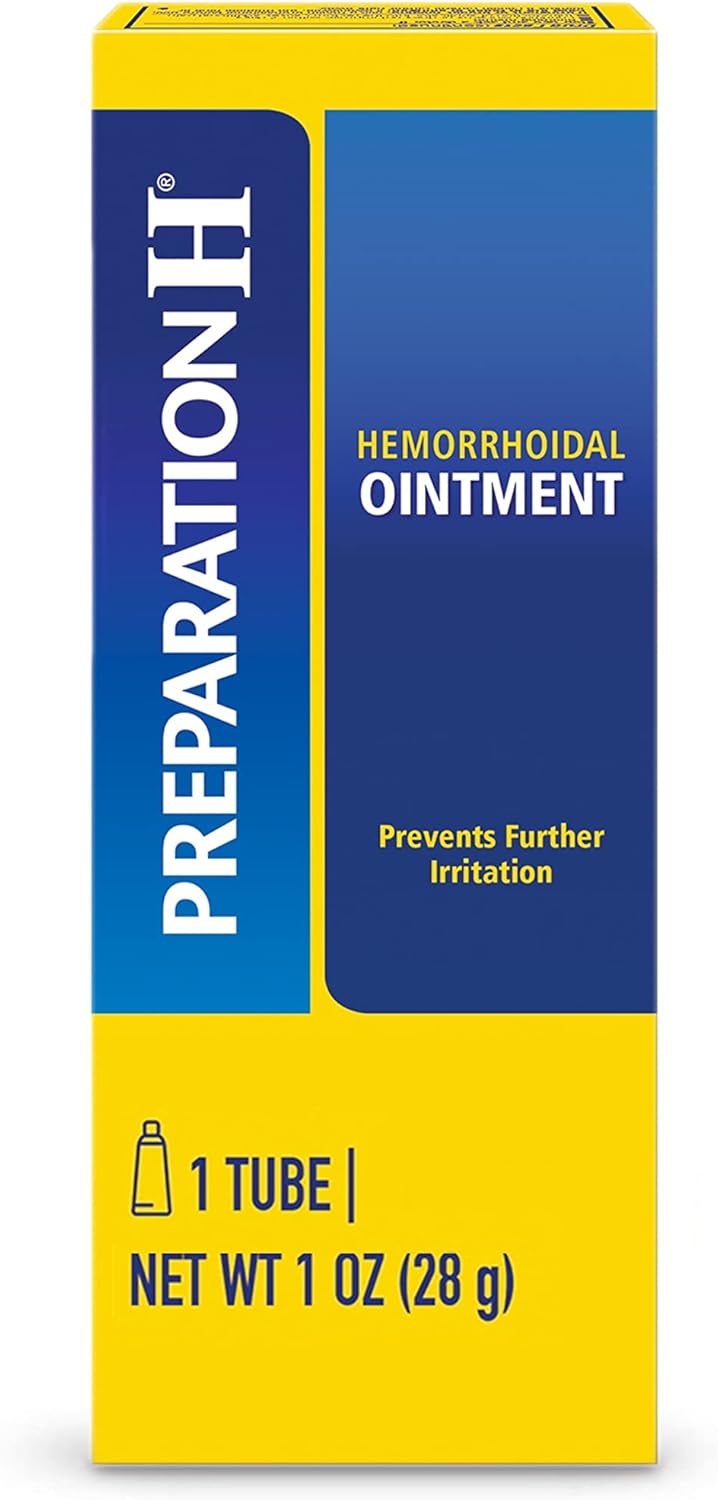 Preparation H Hemorrhoid Symptom Treatment Ointment, Itching, Burning & Discomfort Relief