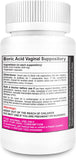 NutraBlast Boric Acid Vaginal Suppositories 600mg, 30 count