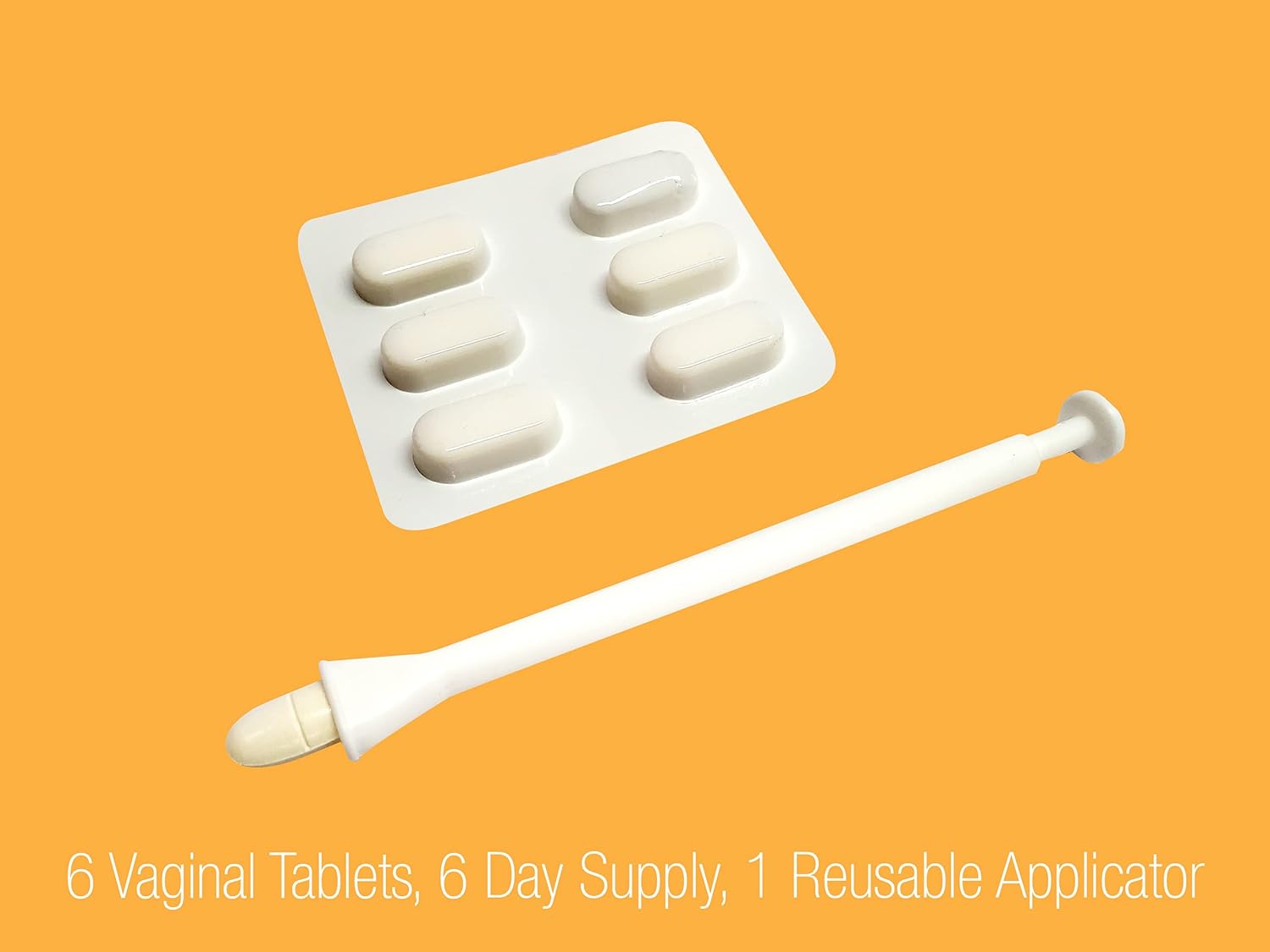 vH Essentials Vitamin C Vaginal Tablet - Boric Acid Suppository Alternative, 6 count