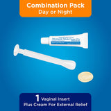 Basic Care Miconazole 1-Day Yeast Infection Treatment, 1 count (alternative to Monistat 1)