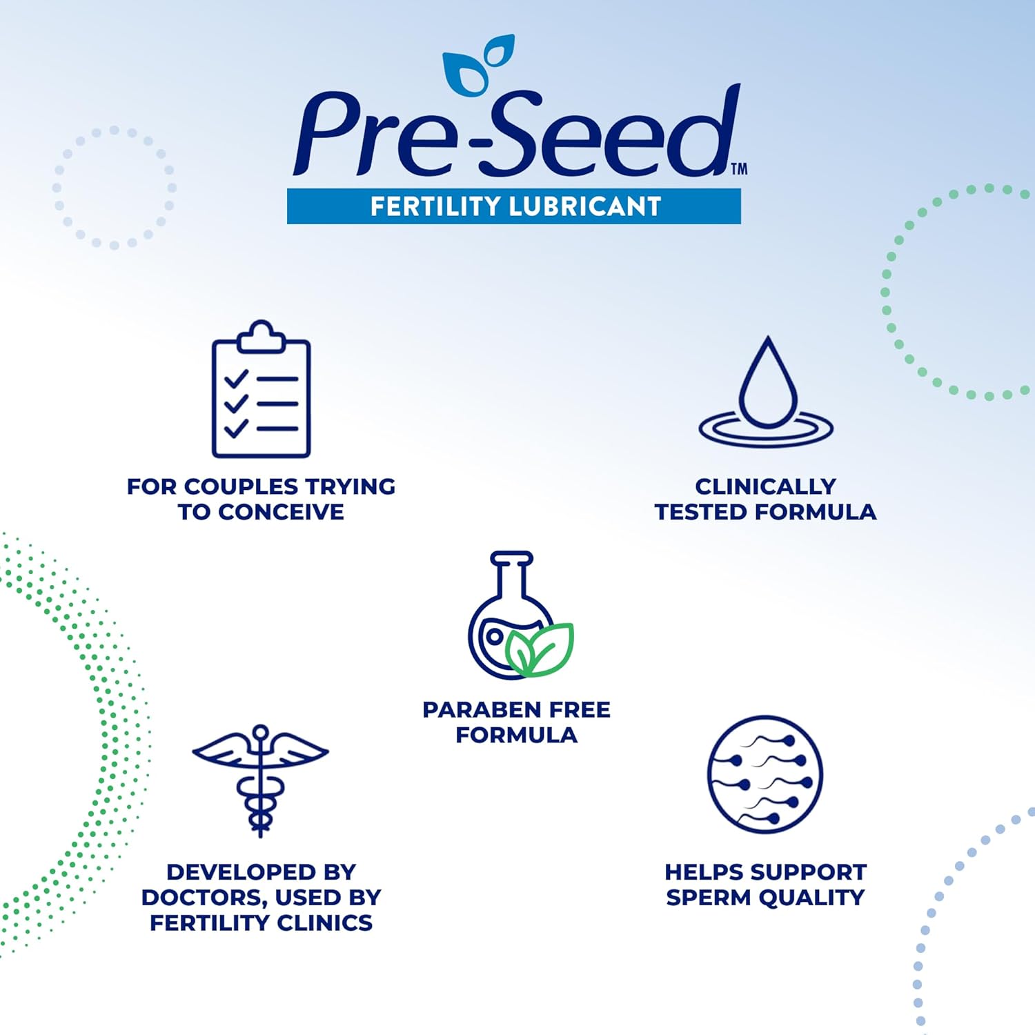 Pre Seed Fertility Friendly Lubricant with 9 Disposable Applicators