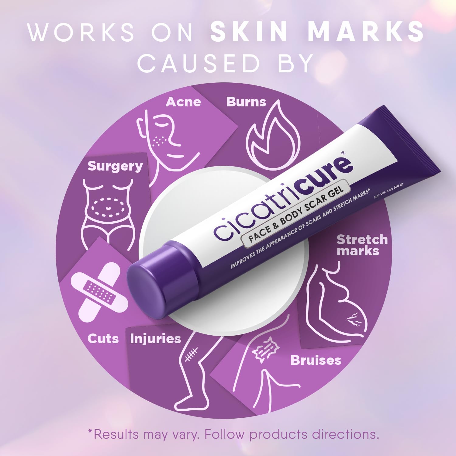 Cicatricure Advanced Scar Gel for Face & Body, 28g