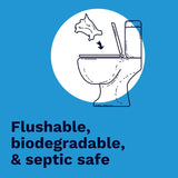 Preparation H Hemorrhoid Flushable Wipes with Witch Hazel for Skin Irritation Relief