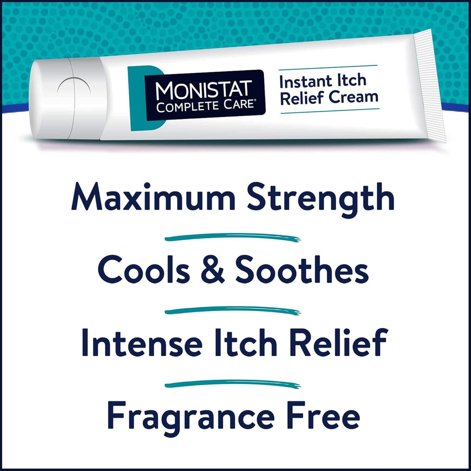 Monistat Care Maximum Strength, Instant Itch Relief Cream, 28g (alternative to Vagisil)