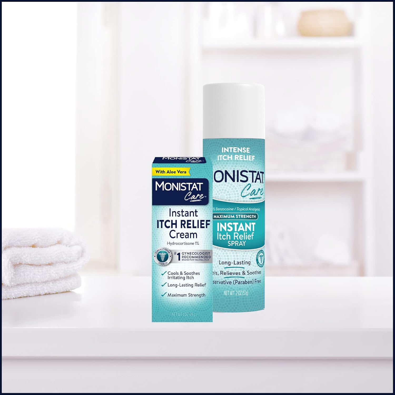 Monistat Care Maximum Strength, Instant Itch Relief Cream, 28g (alternative to Vagisil)