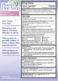 Plan B One-Step Emergency Contraceptive, 1.5 mg (1 Tablet)
