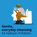 Preparation H Hemorrhoid Flushable Wipes with Witch Hazel for Skin Irritation Relief
