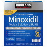 Kirkland Minoxidil 5% Topical Solution USP, 6 Months Supply