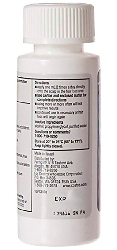Kirkland Minoxidil 5% Topical Solution USP, 1-Month