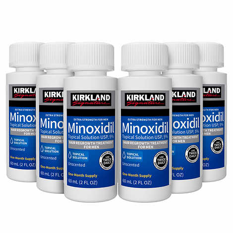 Kirkland Minoxidil 5% Topical Solution USP, 6 Months Supply