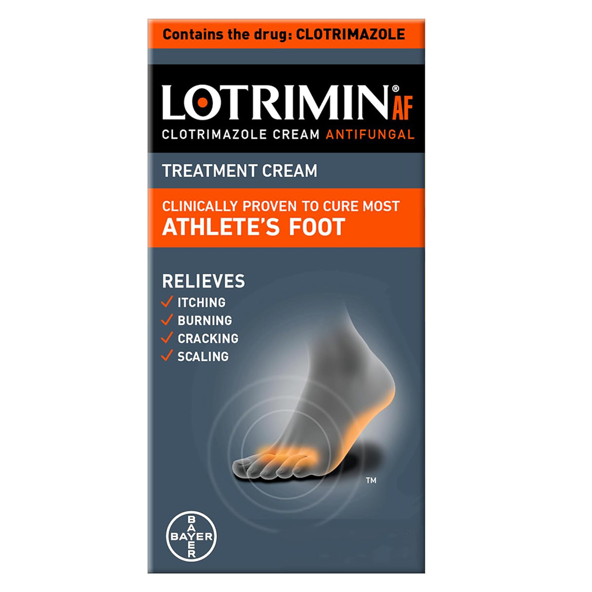 Lotrimin Athlete's Foot Antifungal Cream, 15g