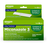 Basic Care Miconazole 3-Day Yeast Infection Treatment, 3 count (alternative to Monistat 3)