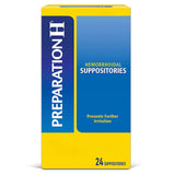 Preparation H Hemorrhoid Symptom Treatment Suppositories