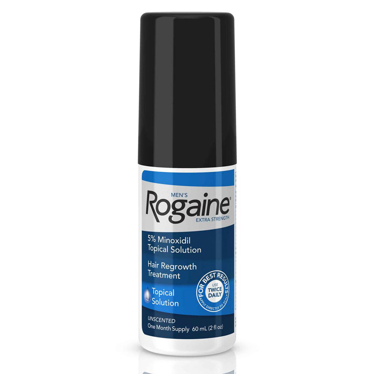 Rogaine Men Extra Strength 5% Minoxidil Topical Solution, 1-Month Supply