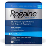 Rogaine Men Extra Strength 5% Minoxidil Topical Solution, 3-Month Supply