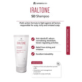 Iraltone SD Shampoo for Dandruff, Itching and Redness, 200ml