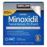 Kirkland Minoxidil 5% Foam, 6-Month Supply